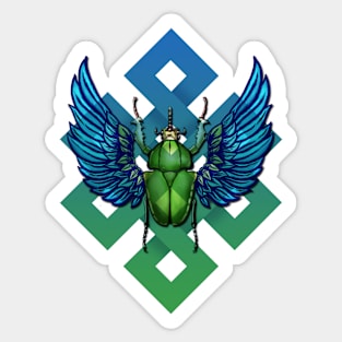 Beetle with wings Sticker